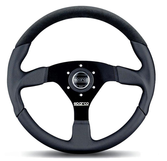 Sparco Strwhl L505 Lap 5 Blk/Blk/Blk