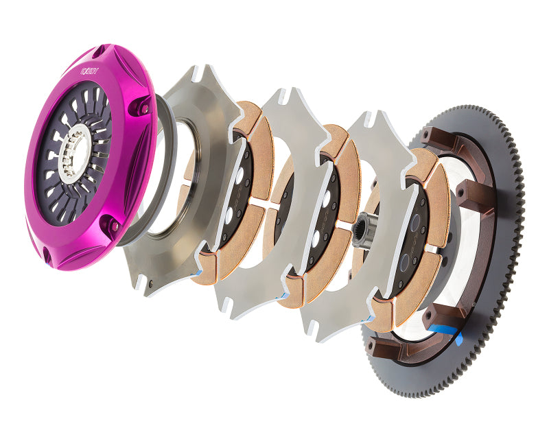Exedy 2004-2021 Subaru Impreza WRX STI H4 Hyper Triple Cerametallic Clutch Rigid Disc Pull Type