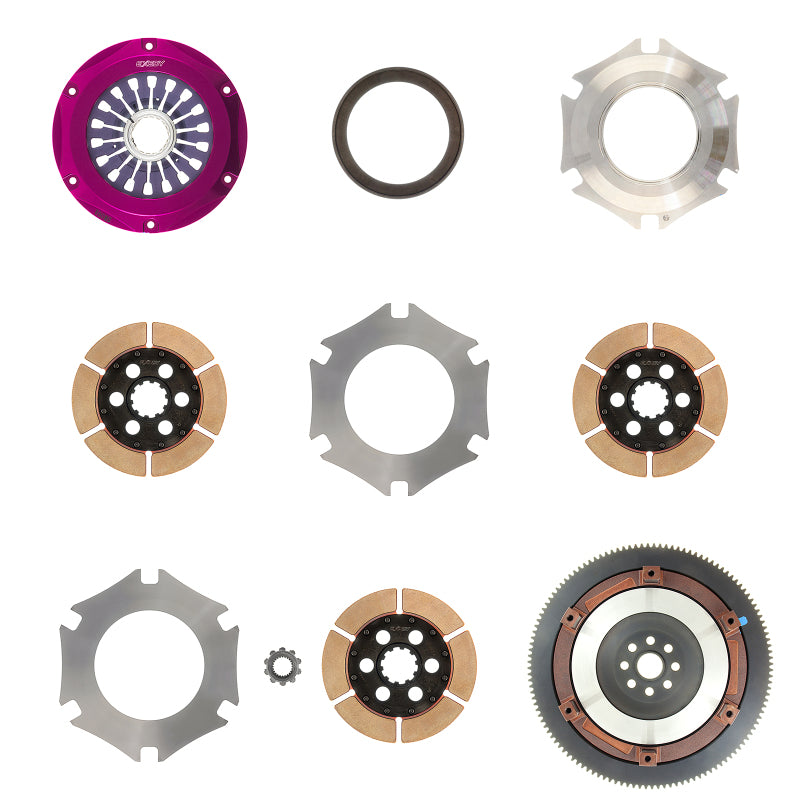 Exedy 2004-2021 Subaru Impreza WRX STI H4 Hyper Triple Cerametallic Clutch Rigid Disc Pull Type