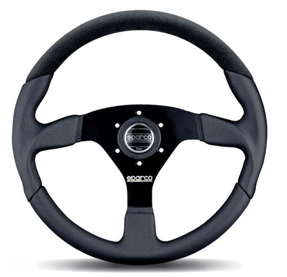 Sparco Strwhl L505 Lap 5 Blk/Blk/Blk