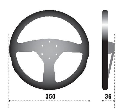 Sparco Strwhl 375 Suede Black