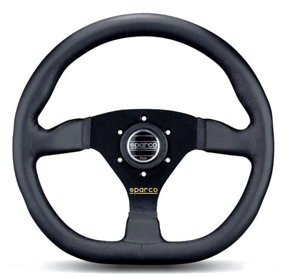 Sparco Strwhl L360 Ring Suede Black