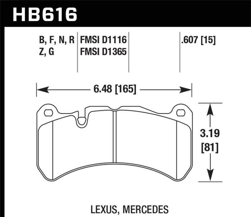 Hawk 18-21 STI DTC-60 Race Front Brake Pads